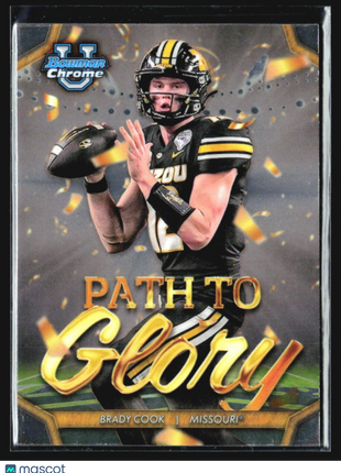 2024 Bowman University Chrome - Path to Glory #PG-5 Brady Cook (RC)