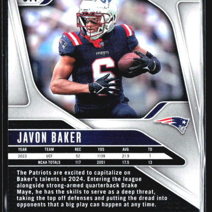 2024 Panini Prizm - Rookies #344 Javon Baker (RC) Silver