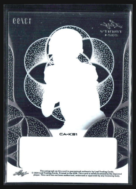 2024 Leaf Trinity Kaidon Salter Rc Auto /99 #CA-KS1