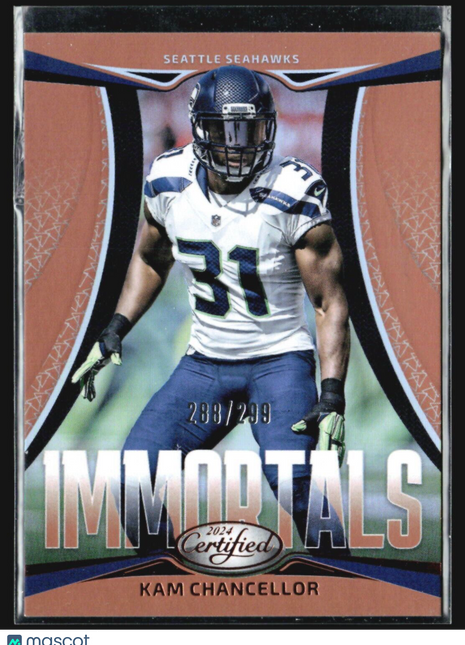 2024 Panini Certified - Immortals #14 Kam Chancellor Bronze /299