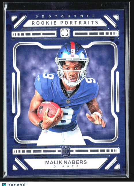 2024 Panini Photogenic Malik Nabers Rookie Portraits Rc #198
