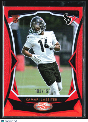2024 Panini Certified - Rookies #133 Kamari Lassiter /150 (RC) Orange