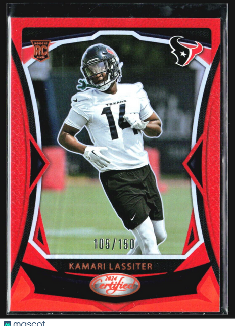 2024 Panini Certified - Rookies #133 Kamari Lassiter /150 (RC) Orange