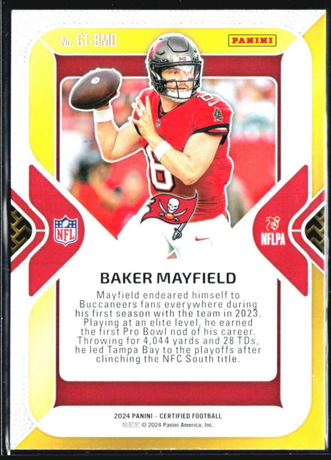 2024 Panini Certified - Gold Team #GT-BMD Baker Mayfield