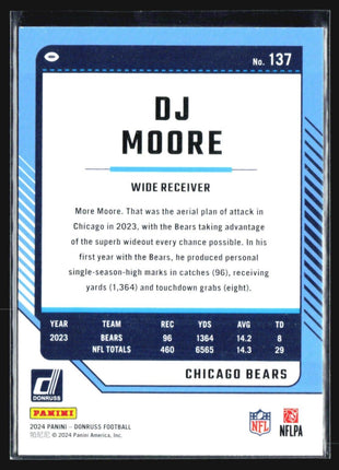 2024 Panini Donruss - #137 D.J. Moore
