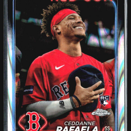 2024 Topps Chrome Update Rookie Debut #USC44 Ceddanne Rafaela Rc Raywave