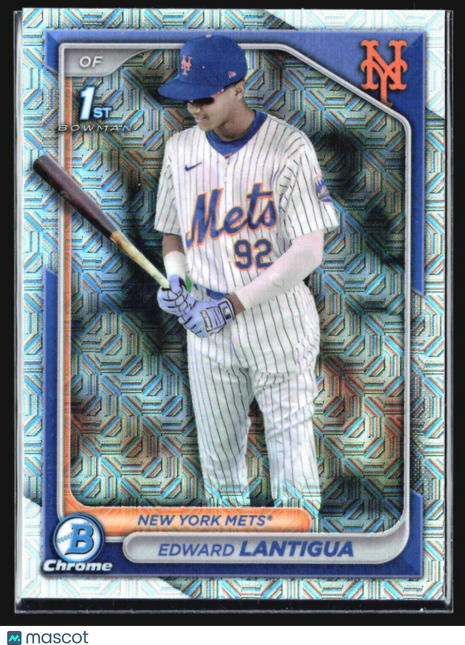 2024 Bowman Chrome - Prospects #BCP-246 Edward Lantigua (RC) 1st Mojo