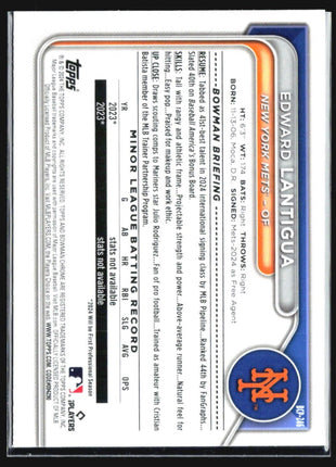 2024 Bowman Chrome - Prospects #BCP-246 Edward Lantigua (RC) 1st Mojo