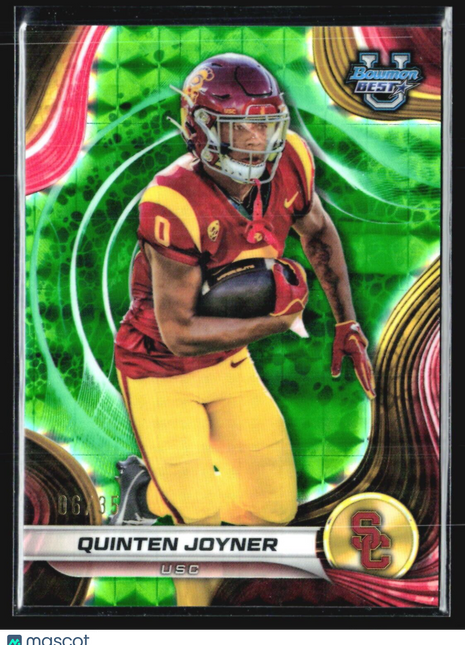 2024 Bowman University Best Quinten Joyner Green /35 #28