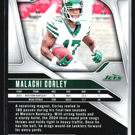 2024 Panini Prizm - Rookies #369 Malachi Corley (RC) Silver