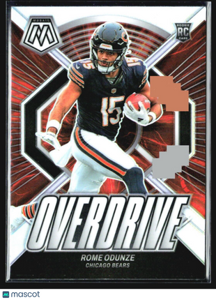 2024 Panini Mosaic - Rookies #309 Rome Odunze (RC) Silver Prizm