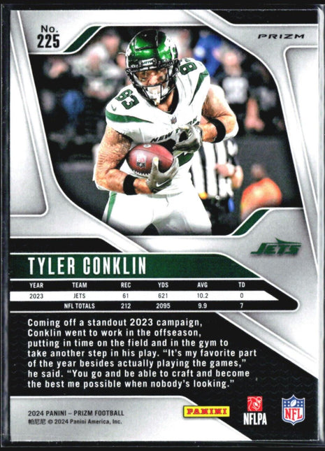 2024 Panini Prizm - #225 Tyler Conklin Silver