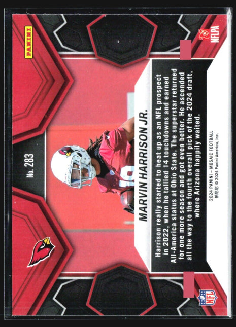 2024 Panini Mosaic - NFL Debut #283 Marvin Harrison Jr. (RC)