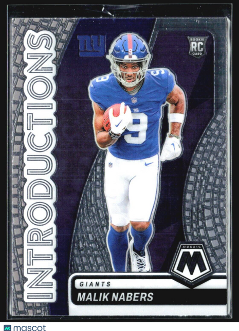 2024 Panini Mosaic - Introductions #4 Malik Nabers (RC)