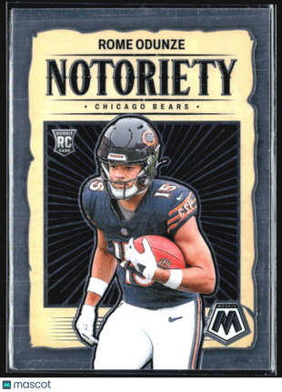 2024 Panini Mosaic - Notoriety #24 Rome Odunze (RC)