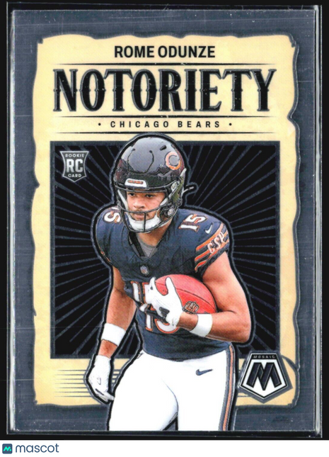 2024 Panini Mosaic - Notoriety #24 Rome Odunze (RC)