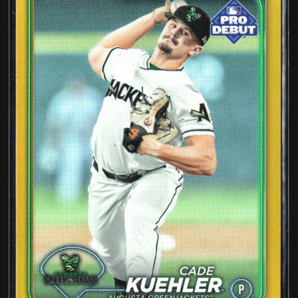 2024 Topps Pro Debut - Chrome #PDC-89 Cade Kuehler (RC) Gold /50