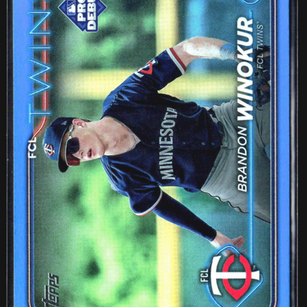 2024 Topps Pro Debut - #PD-116 Brandon Winokur (RC) Blue /150