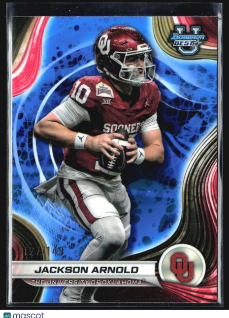2024 Bowman University Best Jackson Arnold Blue /149 #6