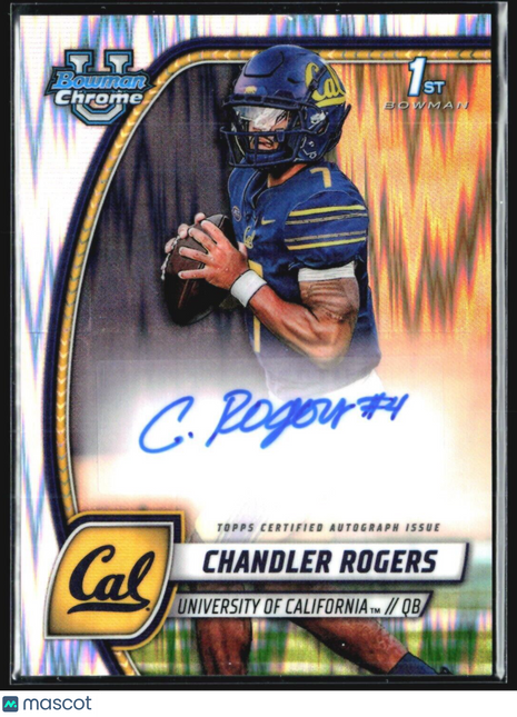 2024 Bowman University Chrome Chandler Rogers 1st Stealth Auto