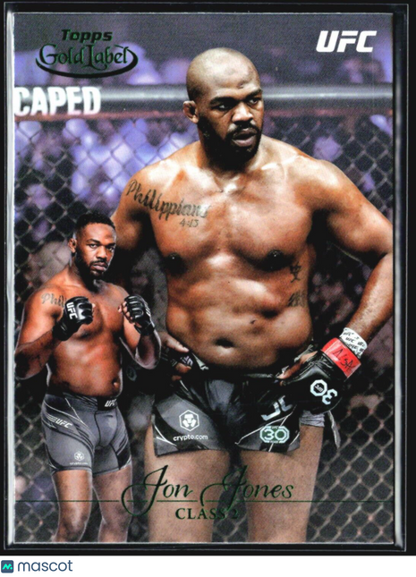 2024 Topps UFC Gold Label Jon Jones Class 2 Green #44
