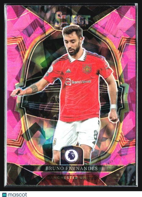 2022-23 Panini Select Bruno Fernandes Pink Ice #67