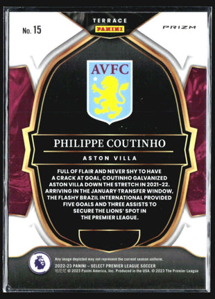 2022-23 Panini Select Philippe Coutinho Pin Ice #15