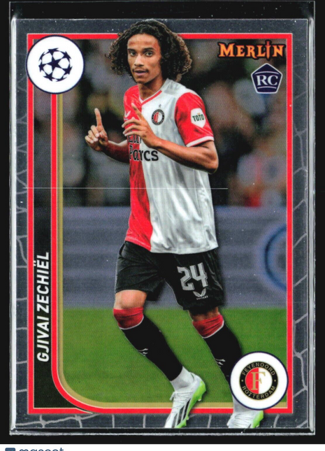 2023-24 Topps Merlin Gjivai Zechiel Rc #54