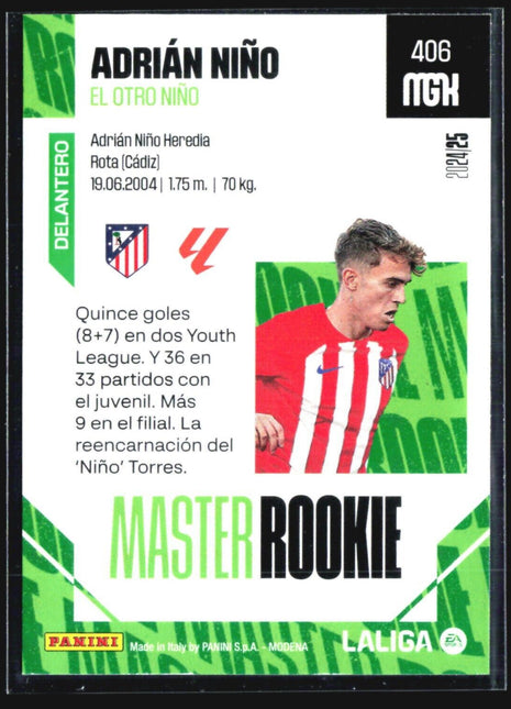 2024-25 Panini Megacrack Adrian Nino Master Rookie #406
