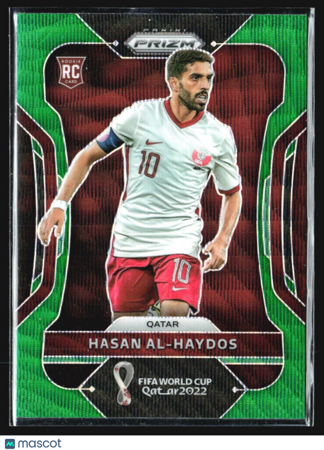 2022 Panini Prizm World Cup Hasan Al-Haydos Green Wave Rc #188