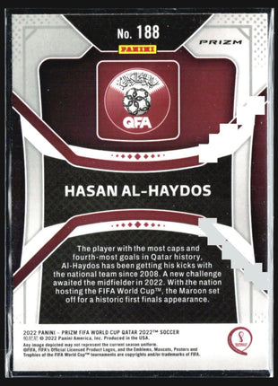2022 Panini Prizm World Cup Hasan Al-Haydos Green Wave Rc #188
