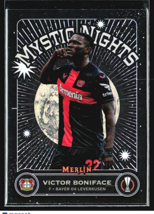 2023-24 Topps Merlin UEFA Club Mystic Nights #MN-12 Victor Boniface