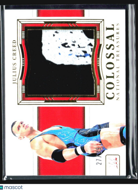 2024 Panini National Treasures WWE Julius Creed Colossal Patch /99