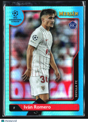 2021-22 Topps Merlin Ivan Romero Rc Teal #6