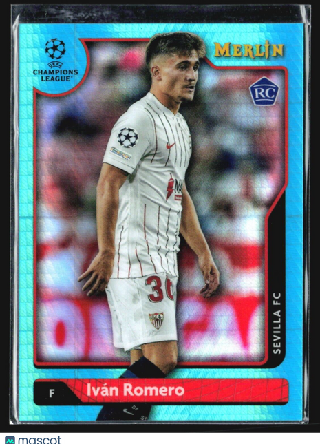 2021-22 Topps Merlin Ivan Romero Rc Teal #6