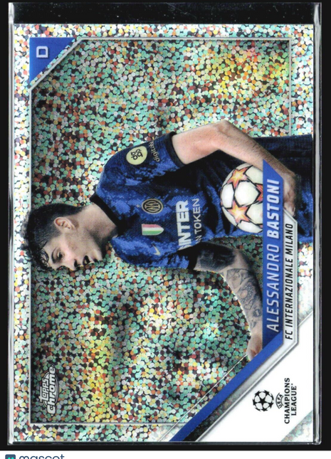 2021-22 Topps Chrome Alessandro Bastoni Speckle #167