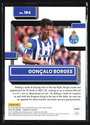 2022-23 Panini Donruss Goncalo Borges Rated Rookie Glitter #184