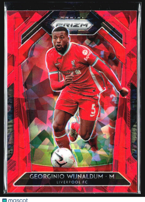 2020-21 Panini Prizm Premier League - #247 Georginio Wijnaldum Red Ice