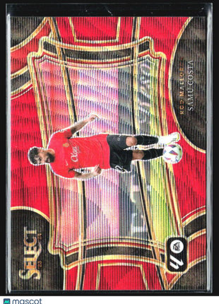 2023-24 Panini Select La Liga - Terrace Red Wave Prizm #56 Samu Costa /65