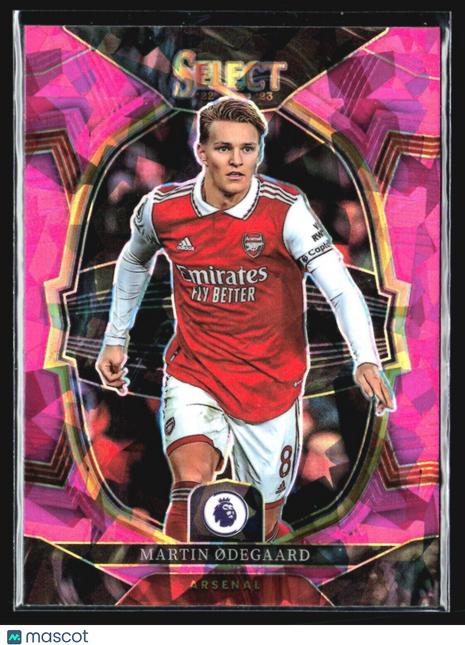 2022-23 Panini Select Premier League - Terrace #6 Martin Odegaard Pink Ice