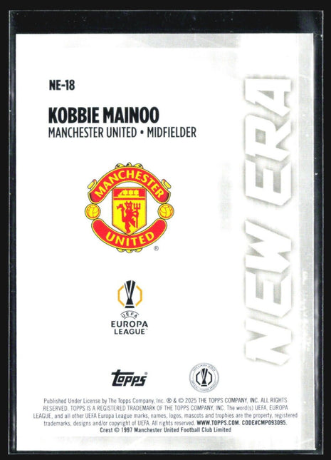2024-25 Topps New Era Kobbie Mainoo #NE-18