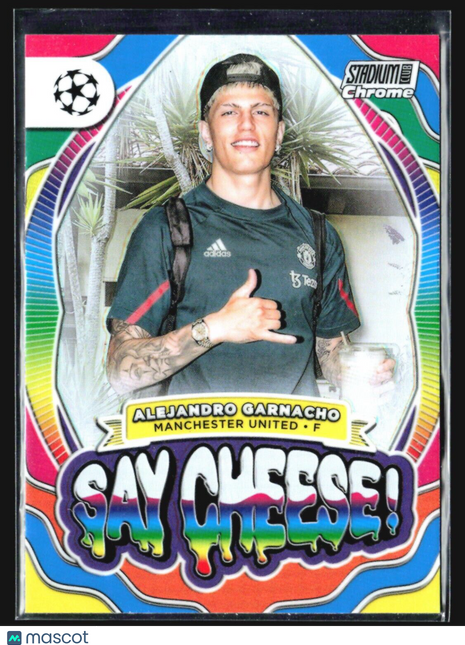 2023-24 Stadium Chrome Say Cheese Alejandro Garnacho #SC-AG
