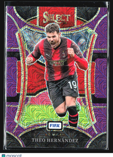 2023-24 Panini Select Theo Hernandez Purple Mojo Mezzanine #135