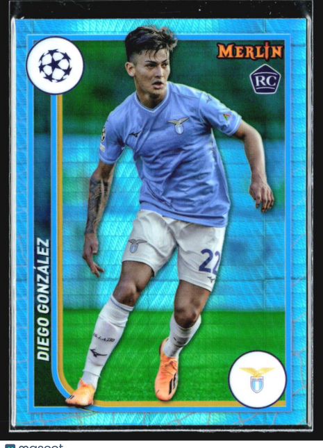 2023-24 Topps Merlin Diego Gonzalez Rc Teal #120
