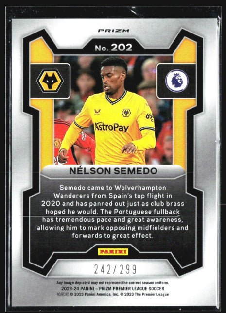 2023-24 Panini Prizm Nelson Semedo Blue /299 #202