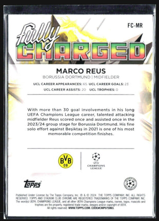 2023-24 Stadium Chrome Fully Charged Marco Reus #FC-MR