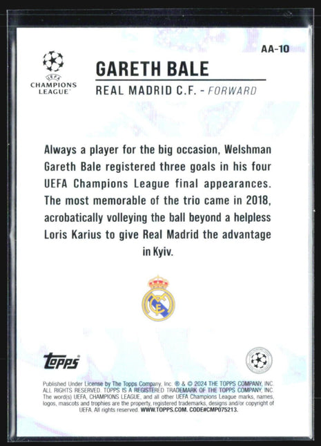 2023-24 Topps Merlin Ageless Academy Gareth Bale #AA-10
