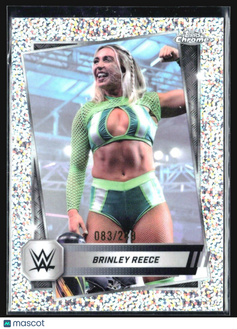 2025 Topps Chrome WWE Brinley Reece Speckle /249 #144
