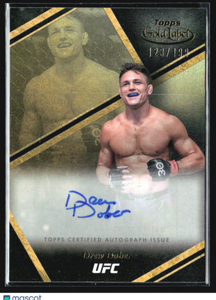 2024 Topps UFC Gold Label Drew Dober Auric Auto /199