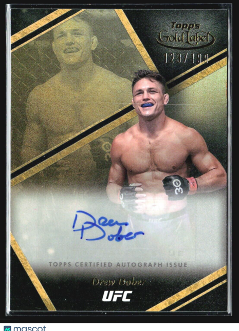2024 Topps UFC Gold Label Drew Dober Auric Auto /199